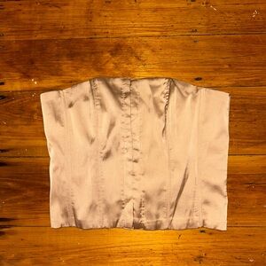 Edikted corset satin top
